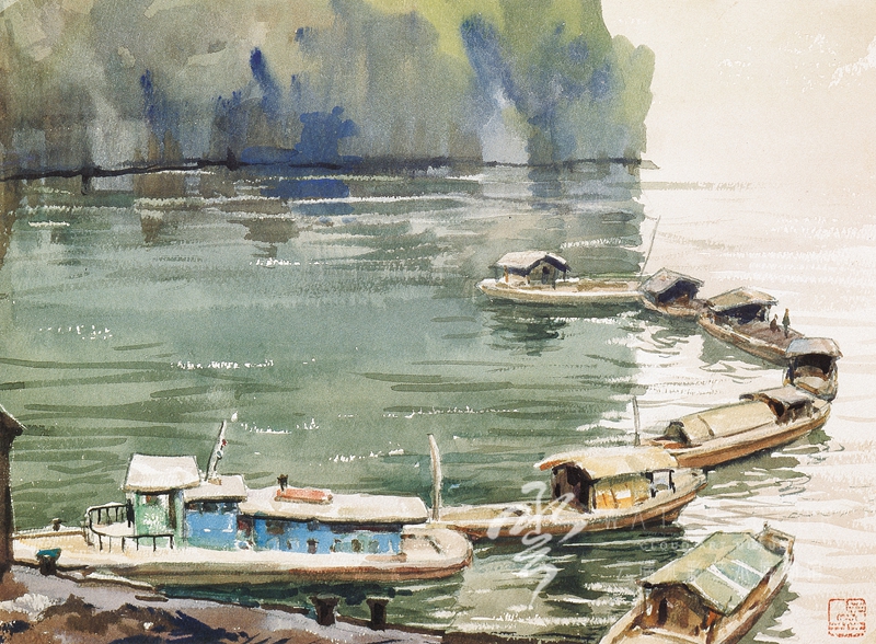 吕品 《归来》 26cm*35cm 1979年